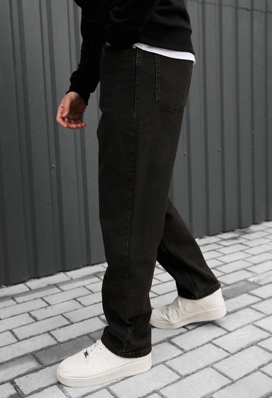 Dżinsy Staff 054 black baggy