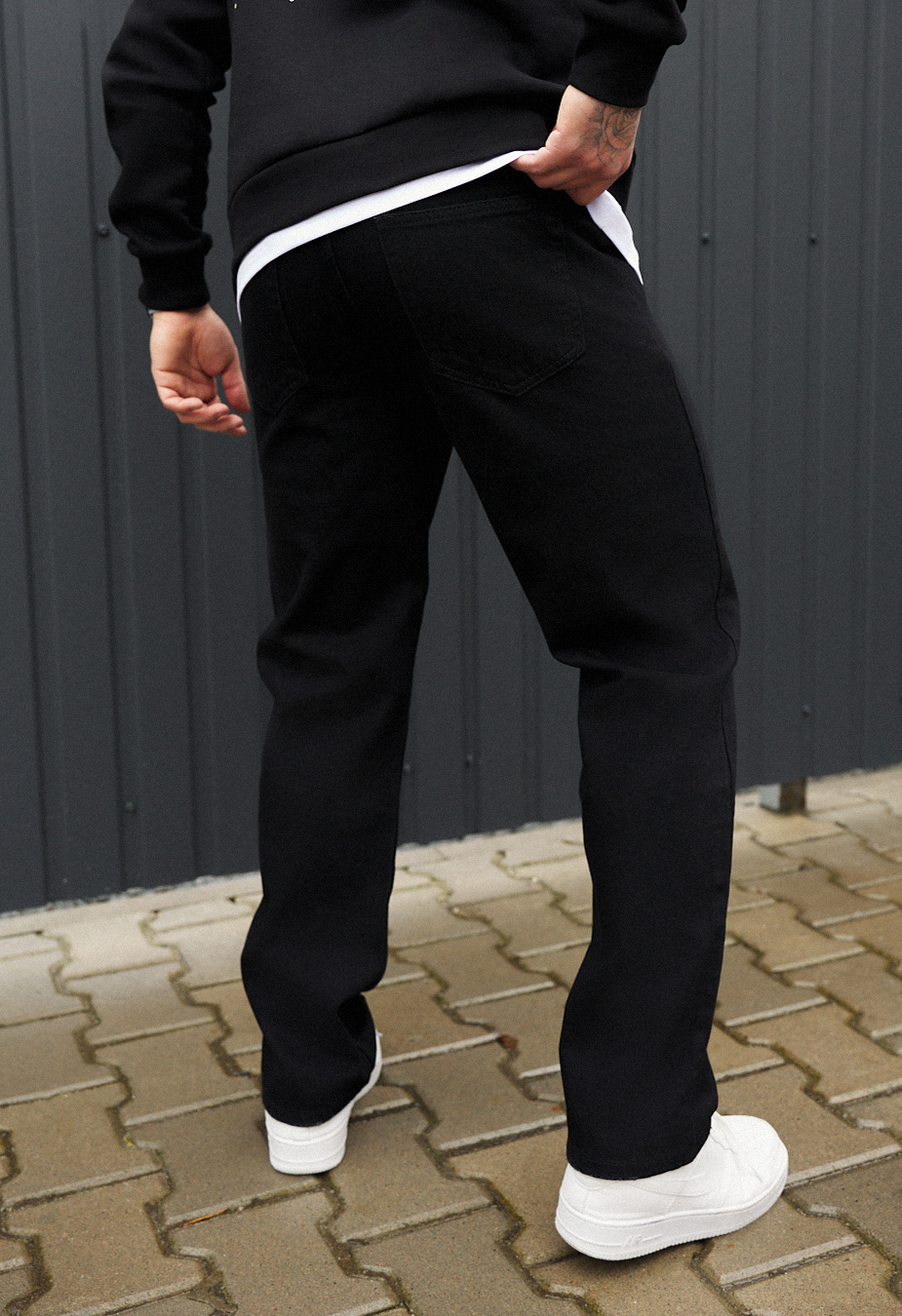 Dżinsy  Staff 04 black