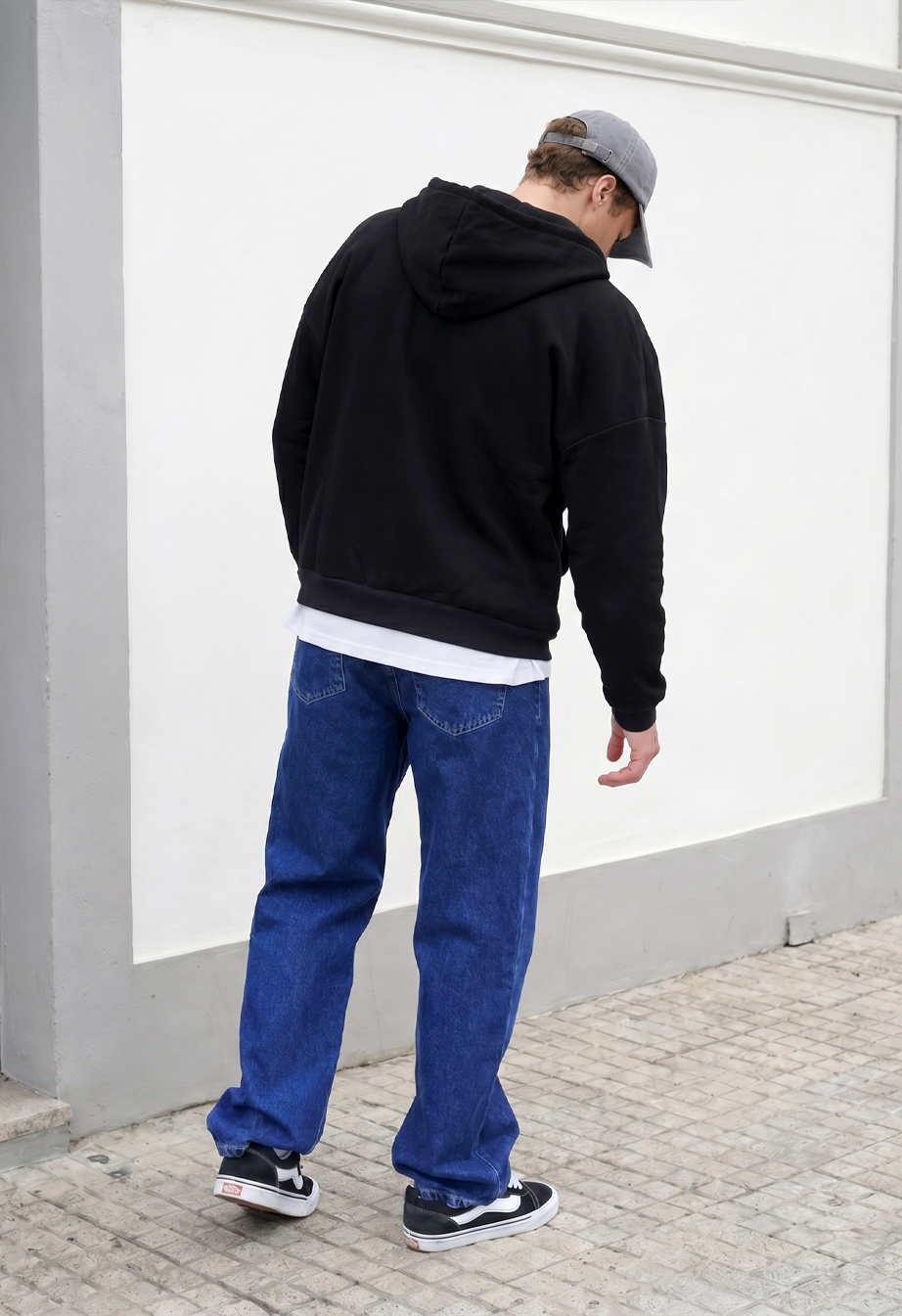 Dżinsy Staff 040 dark blue baggy