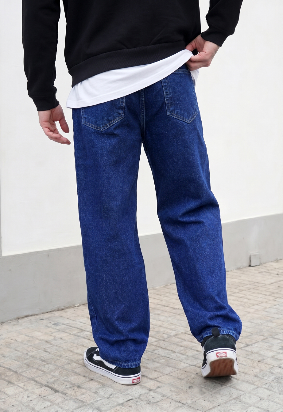 Dżinsy Staff 040 dark blue baggy
