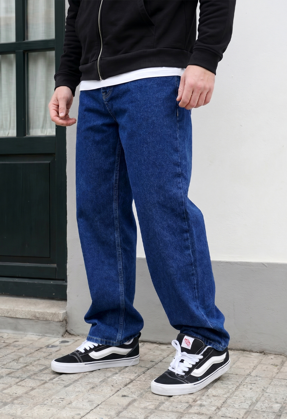 Dżinsy Staff 040 dark blue baggy