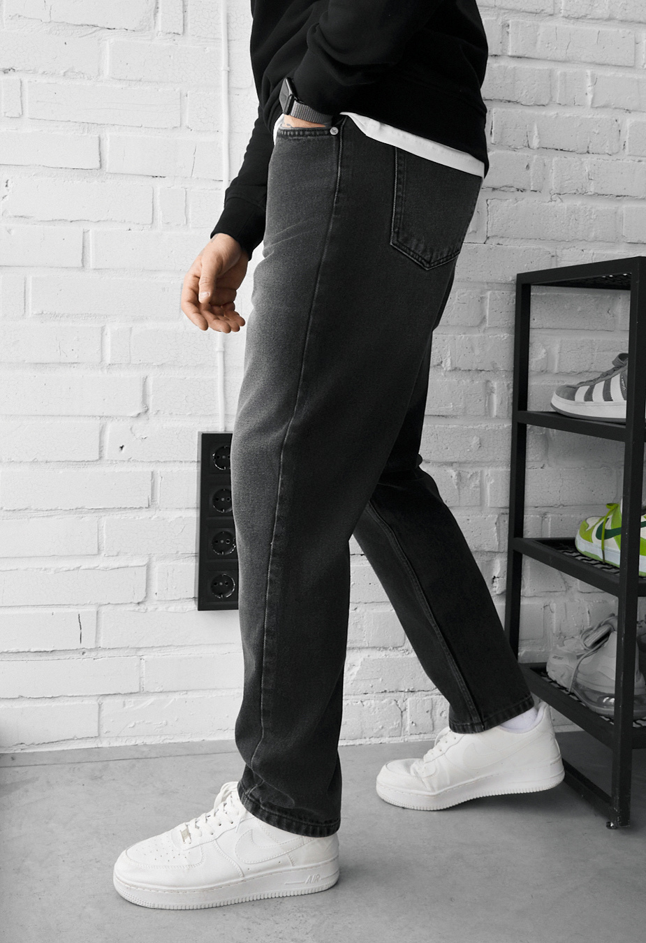 Dżinsy Staff 17 regular dark gray