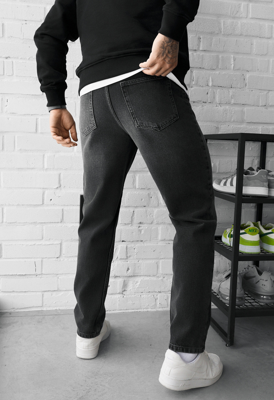 Dżinsy Staff 17 regular dark gray