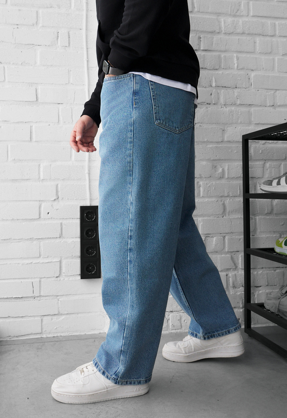 Dżinsy Staff 23 blue baggy