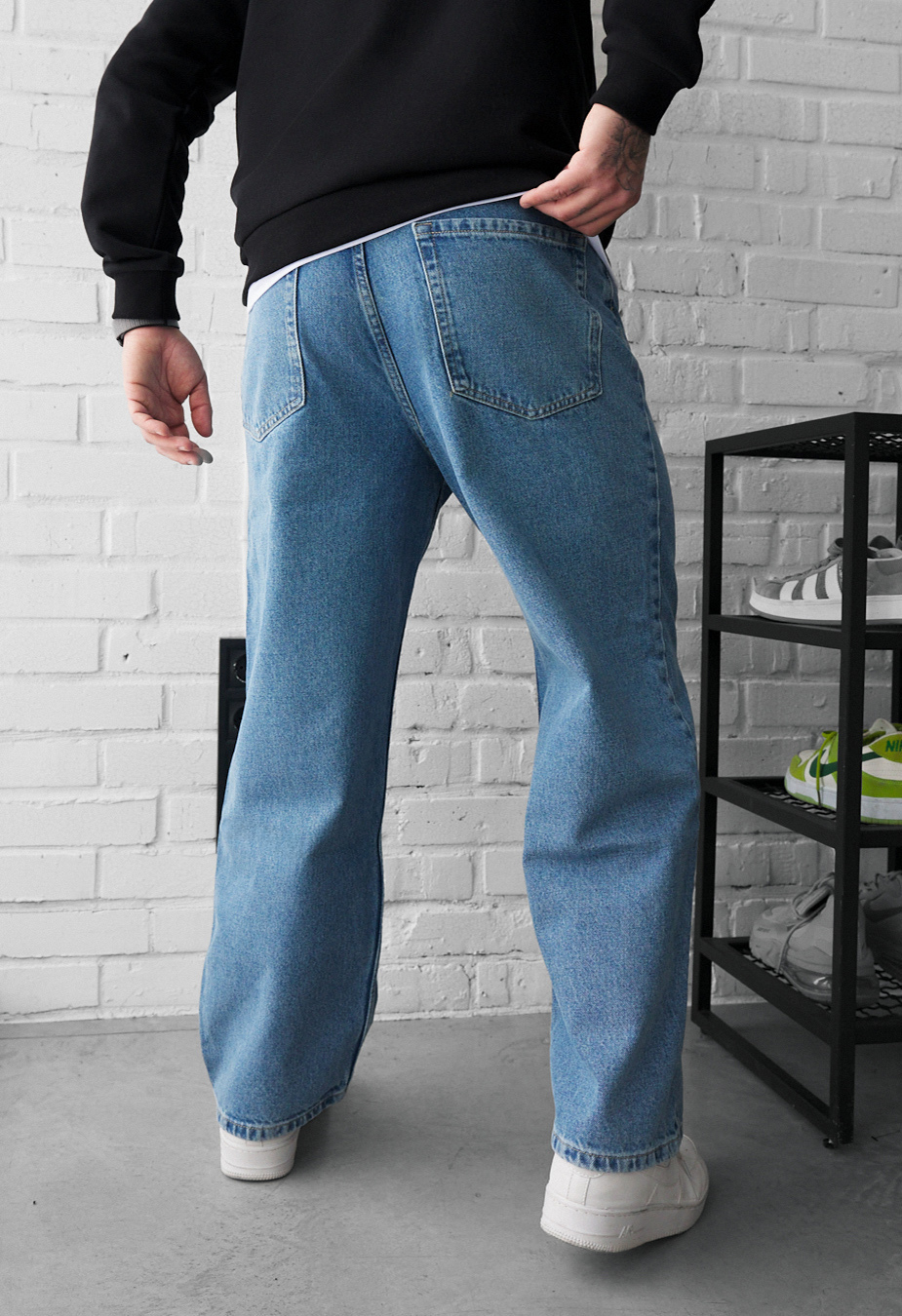 Dżinsy Staff 23 blue baggy