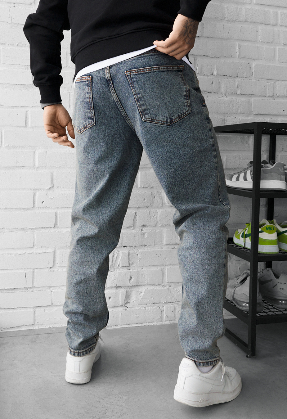 Dżinsy Staff 27 navy regular