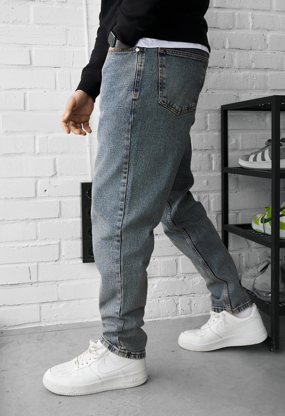 Dżinsy Staff 27 navy regular