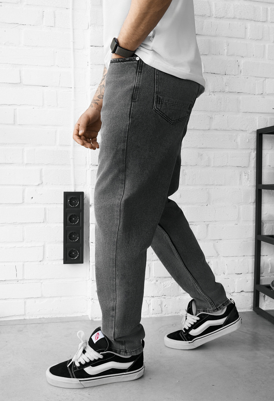 Dżinsy Staff 25 light gray regular