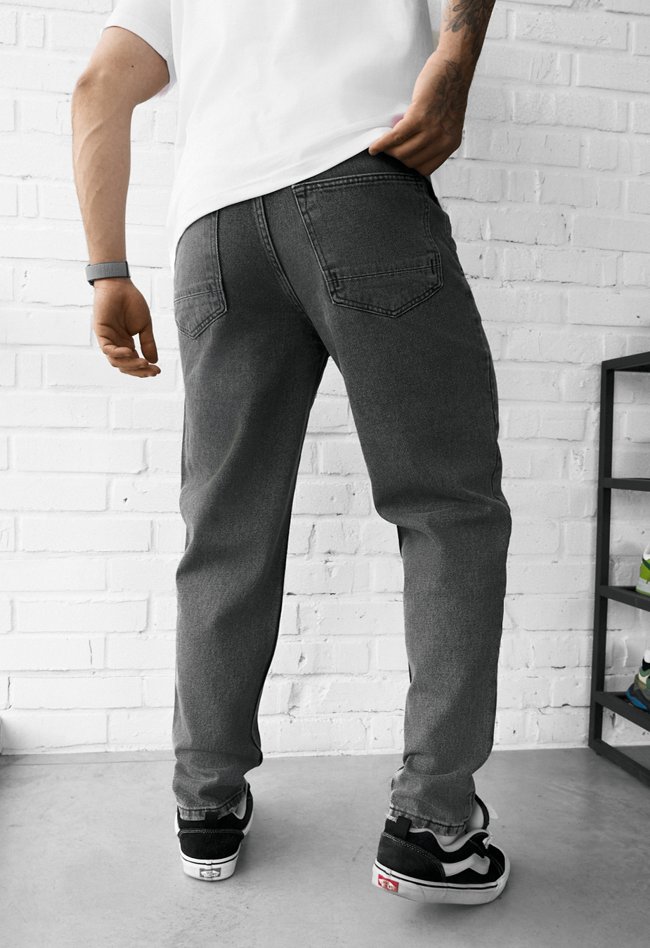 Dżinsy Staff 25 light gray regular