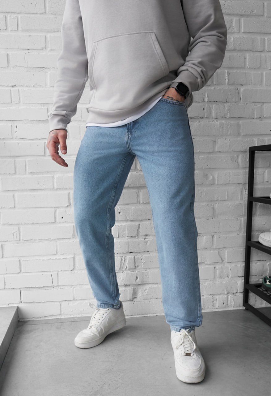 Dżinsy Staff 30 light blue slim