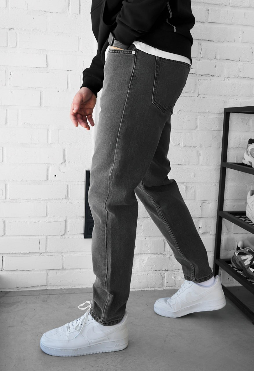 Dżinsy Staff 30 gray slim