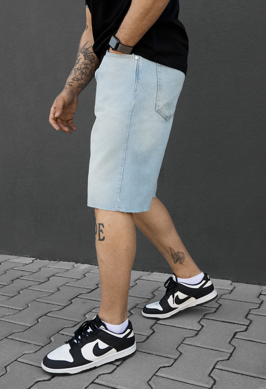 Spodenki Staff 13 light blue baggy