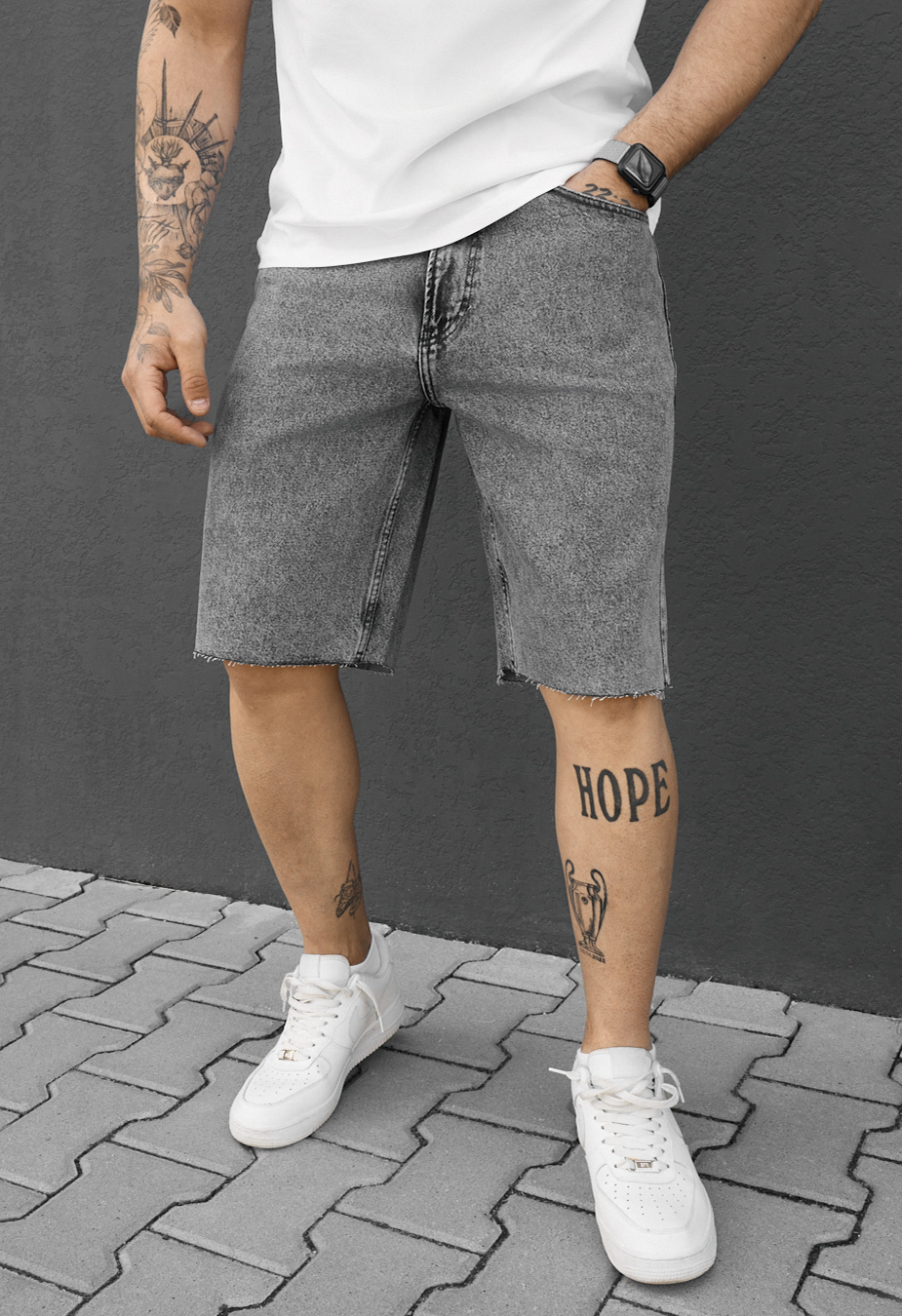 Spodenki Staff 13 gray baggy