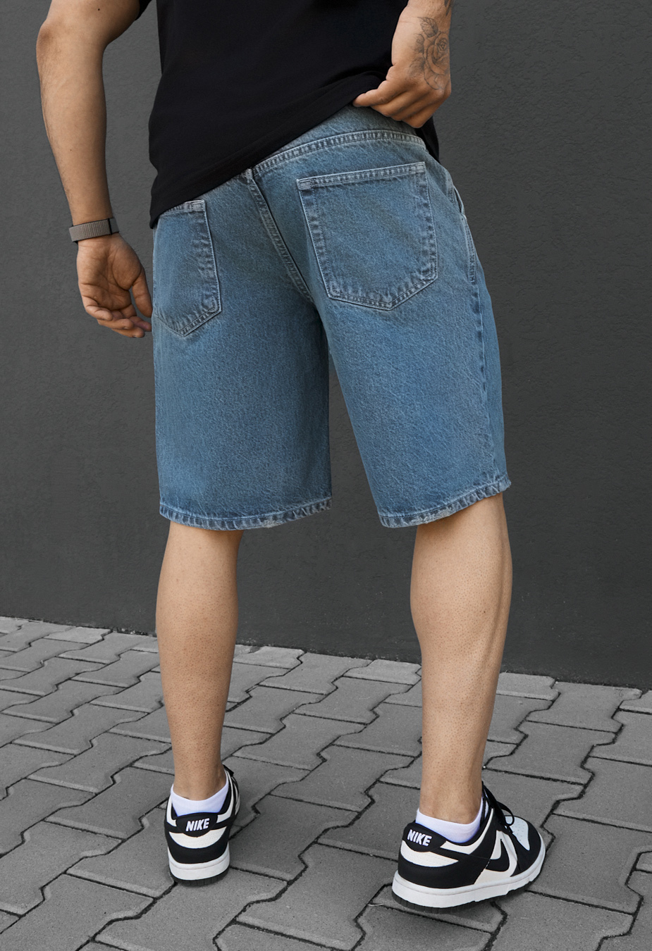 Spodenki Staff 19 blue loose fit
