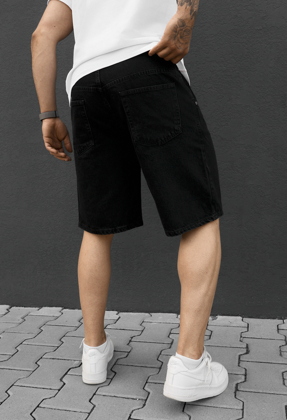 Spodenki Staff 19 black loose fit