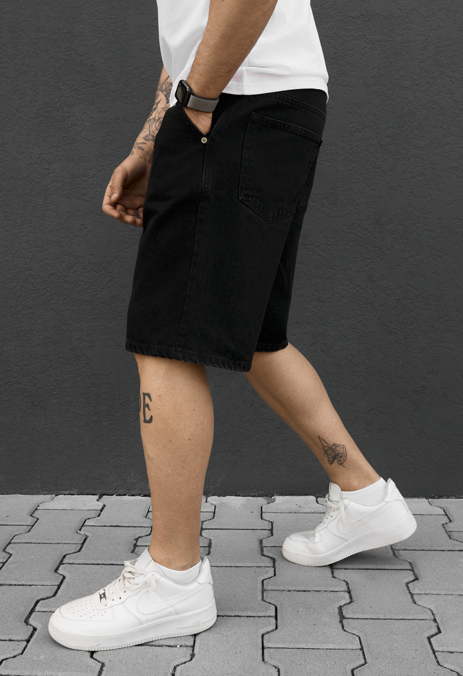 Spodenki Staff 19 black loose fit
