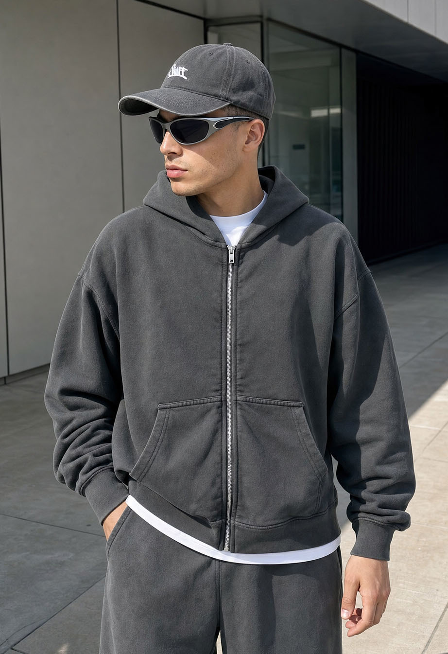 Dres Staff vr gray washed oversize