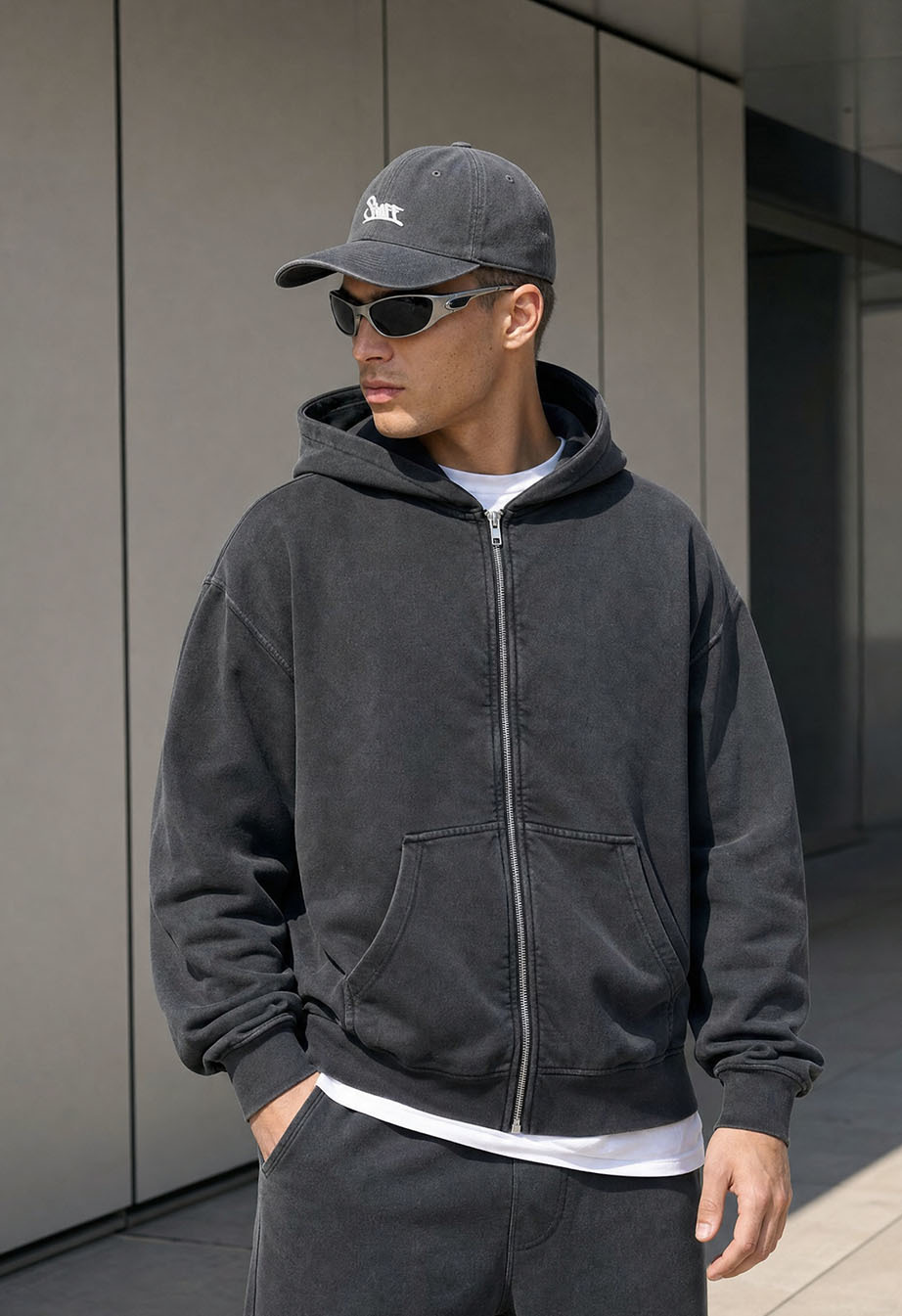 Dres Staff vr gray washed oversize