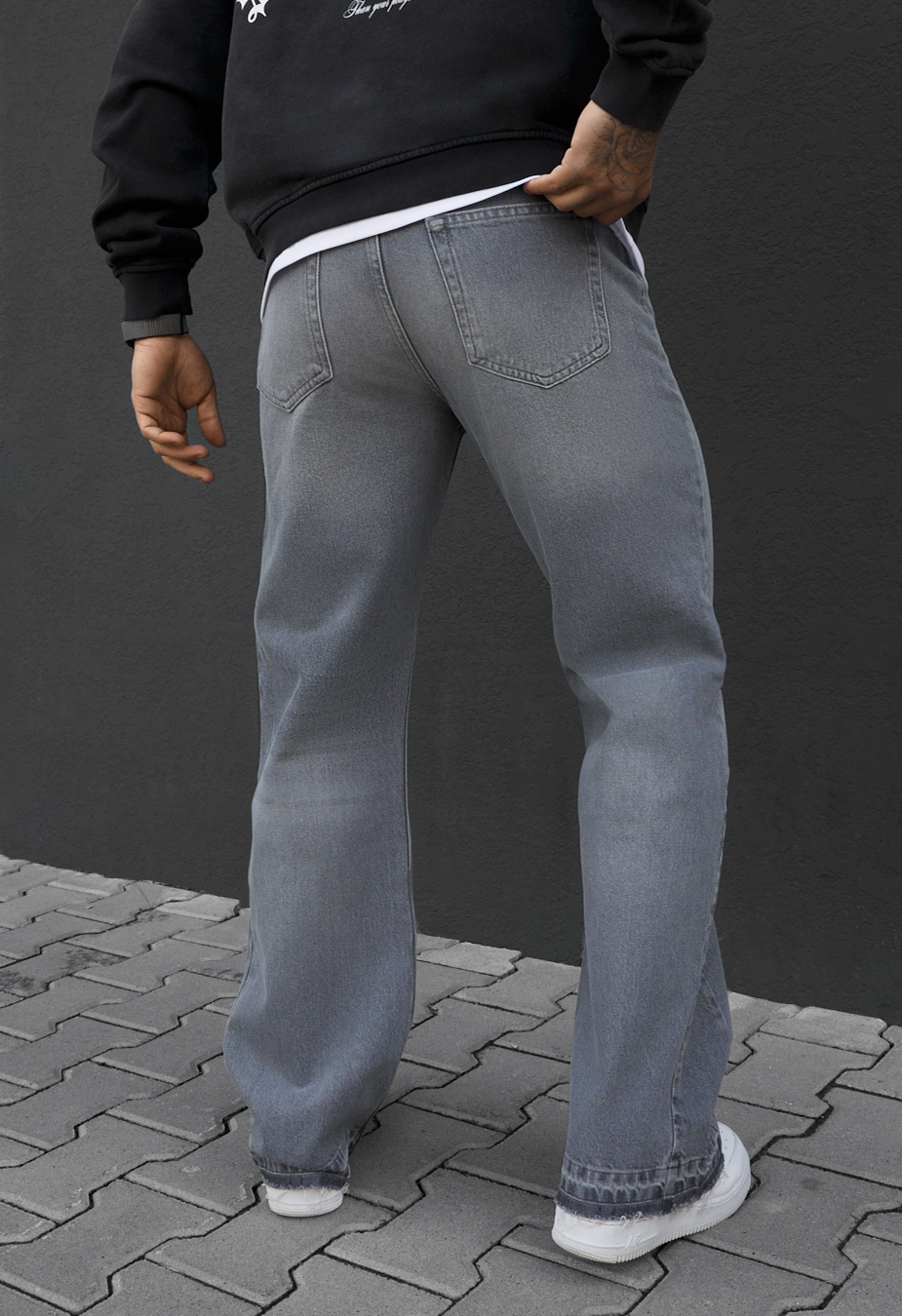 Dżinsy Staff gray flared fit