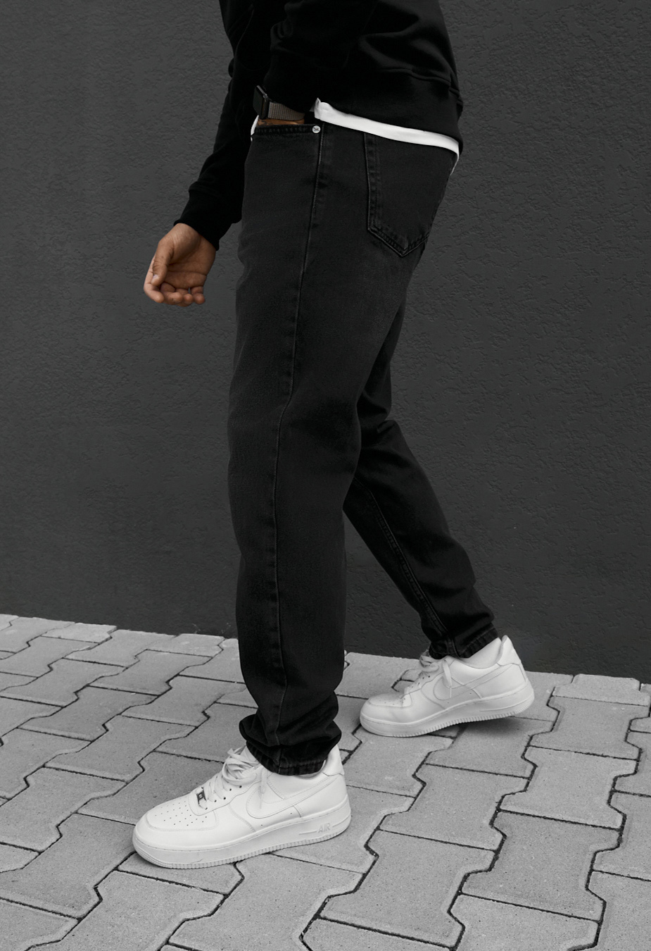 Dżinsy Staff 3 black regular