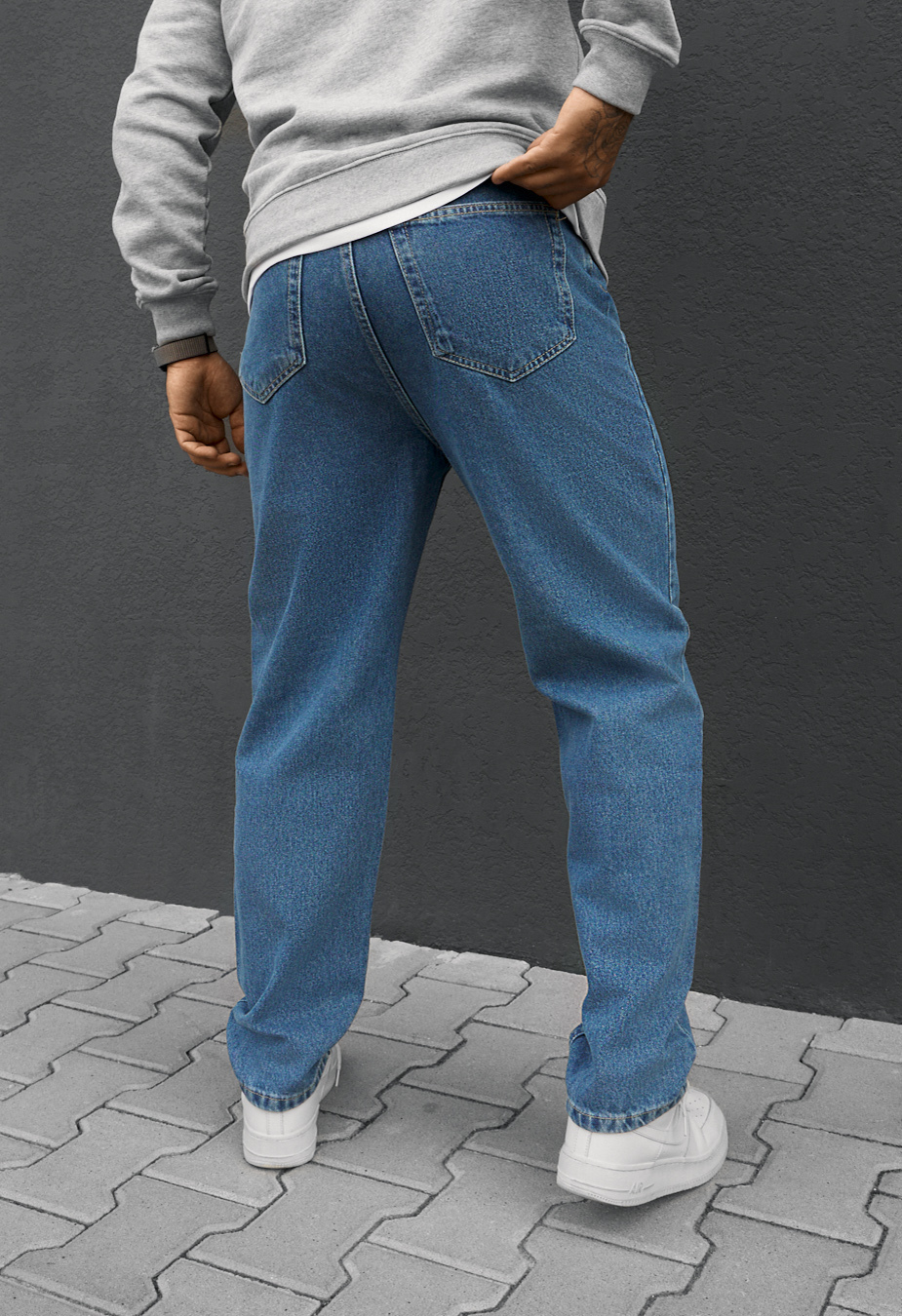 Dżinsy Staff 15 blue loose fit