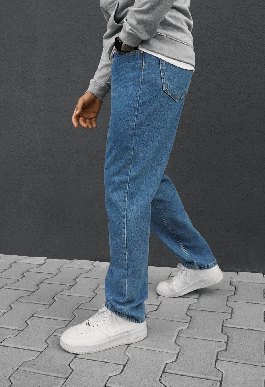 Dżinsy Staff 15 blue loose fit