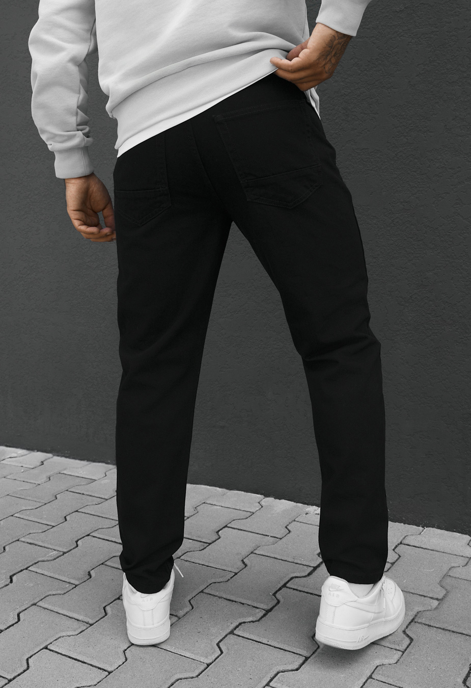 Dżinsy Staff 75 black mom