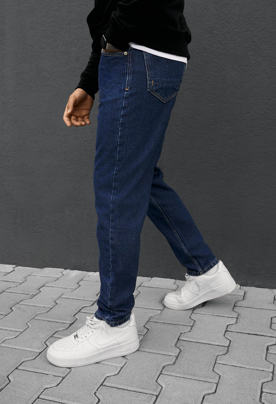 Dżinsy Staff 75 dark blue slim