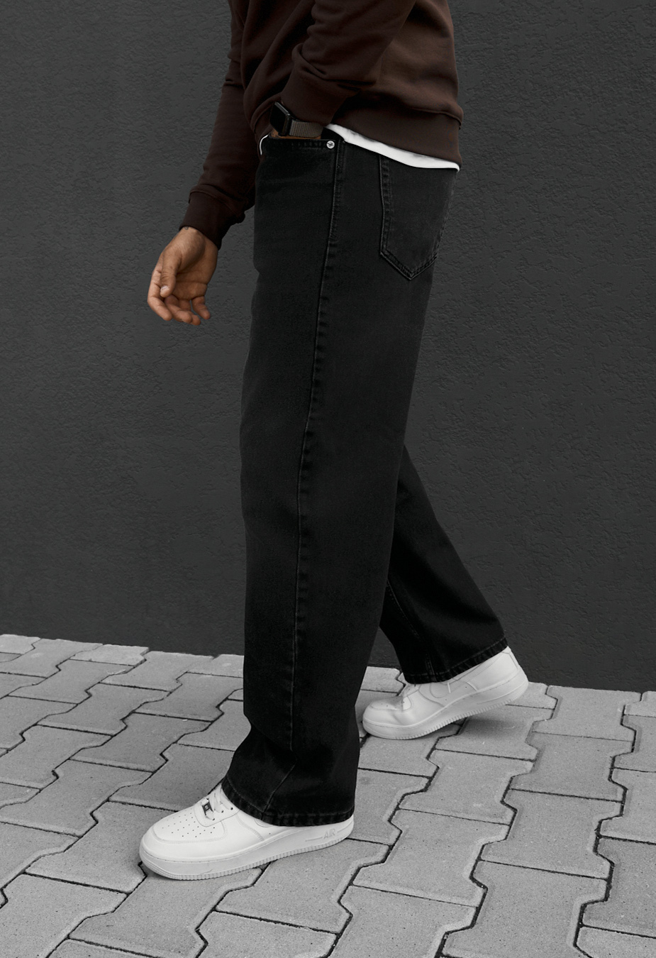 Dżinsy Staff 53 black baggy