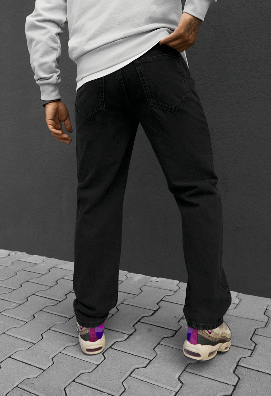 Dżinsy Staff 30 black regular