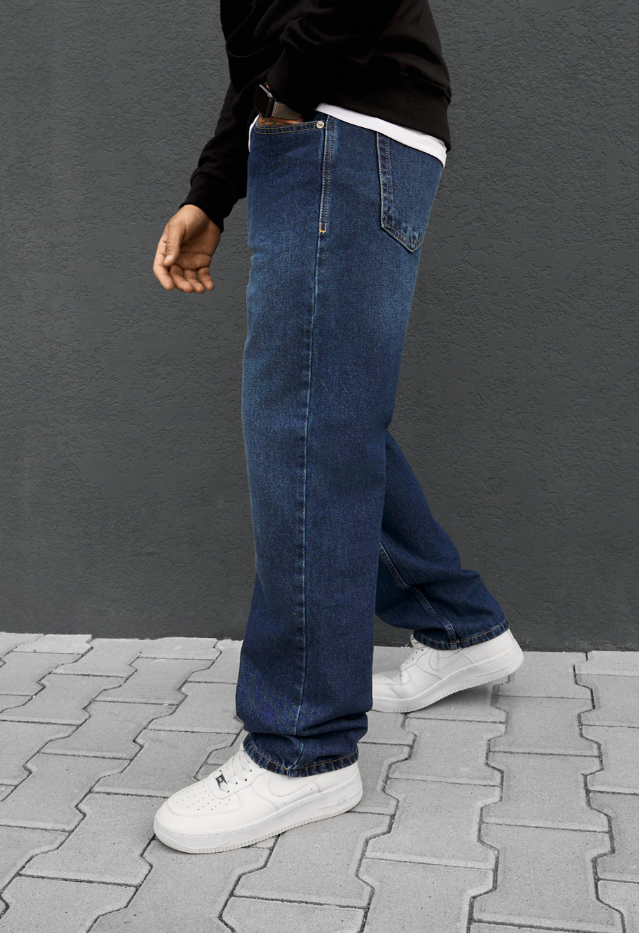 Dżinsy Staff 30 dark blue regular