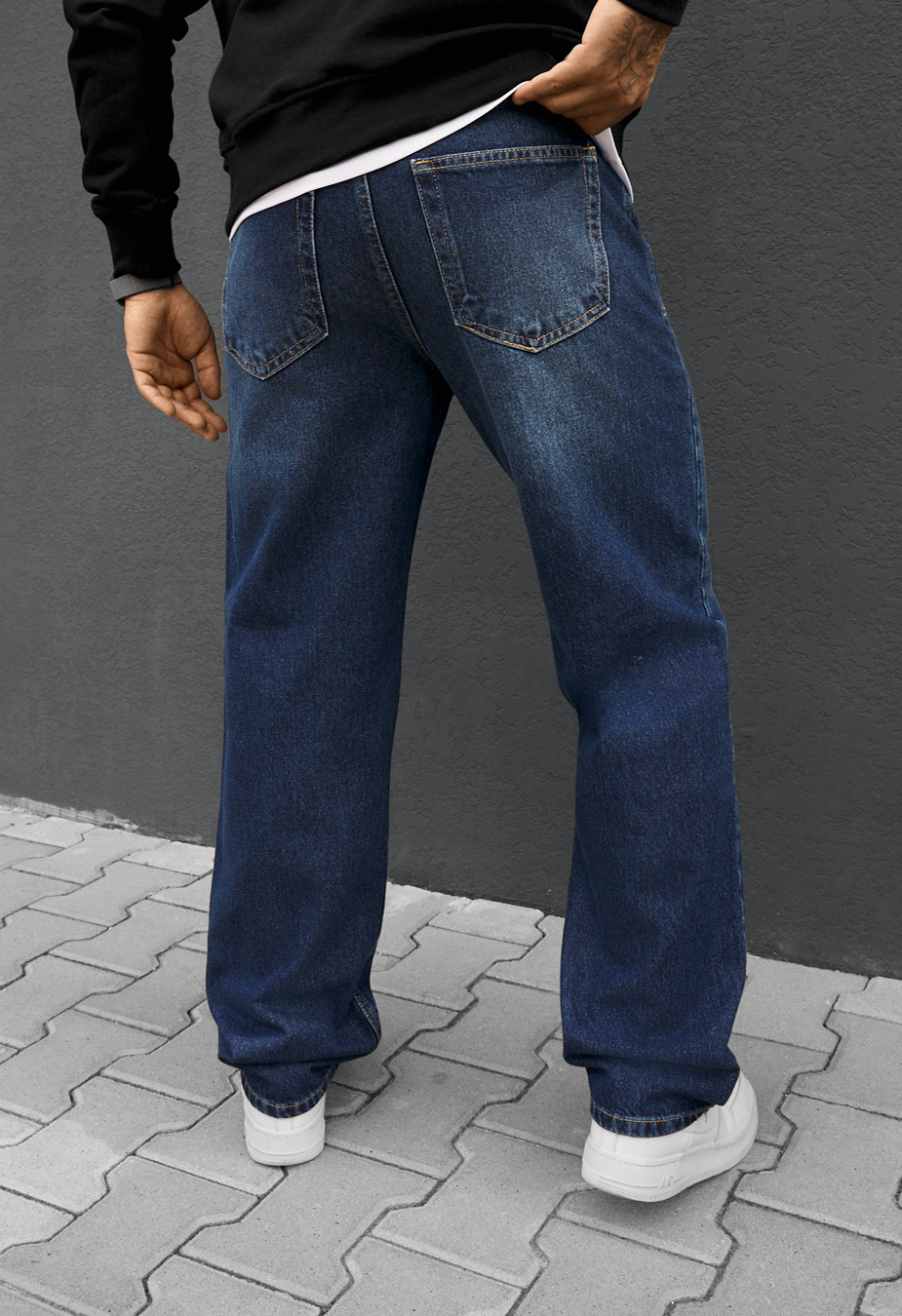 Dżinsy Staff 30 dark blue regular