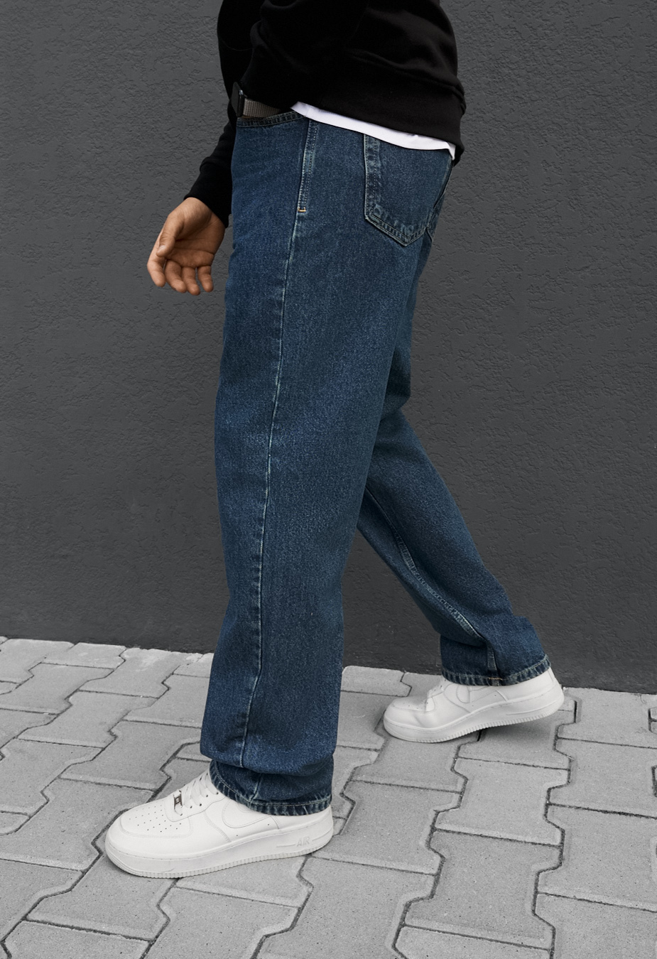 Dżinsy Staff 30 dark blue baggy