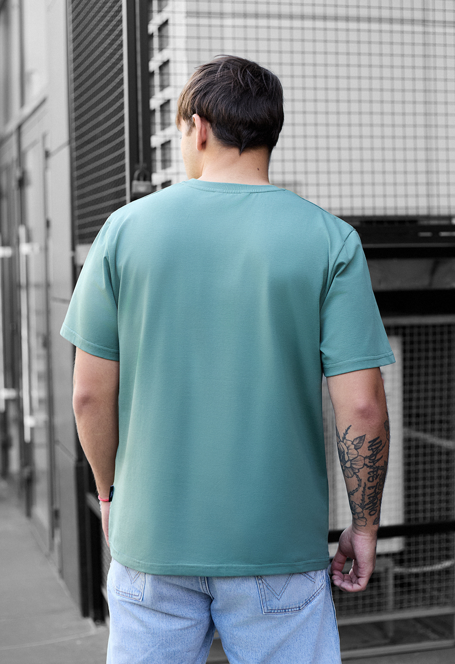 Koszulka Staff turquoise basic