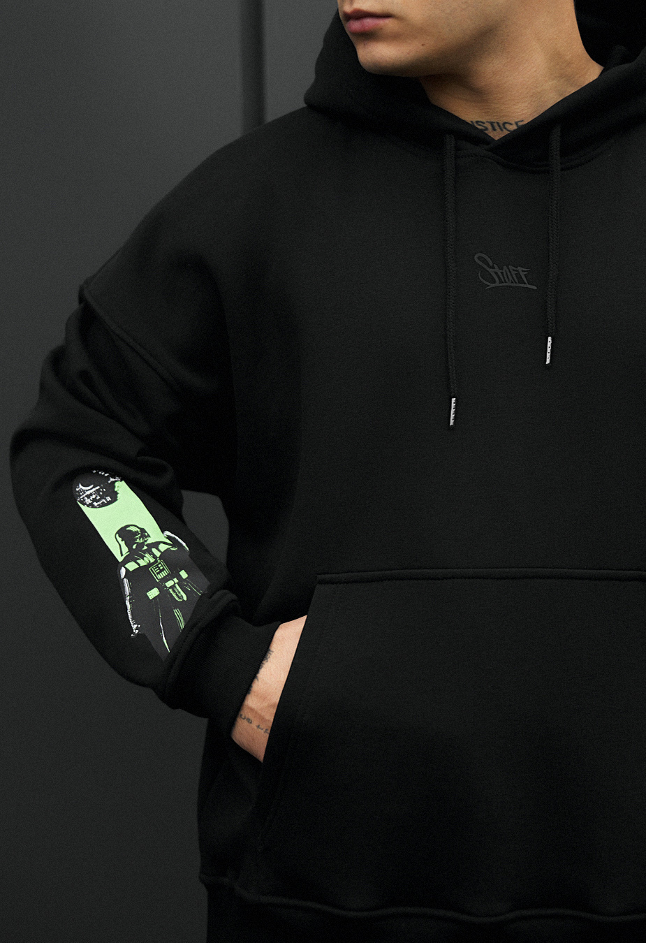 Bluza Staff stars & logo oversize fleece