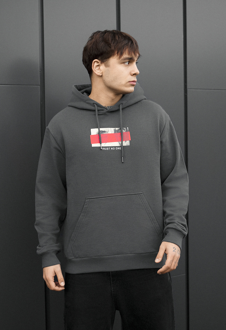 Bluza Staff trust no more oversize