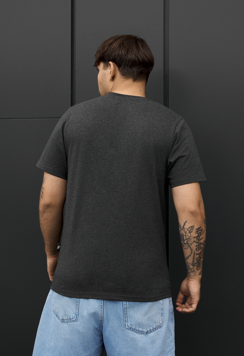 Koszulka Staff no mardi dark gray melange