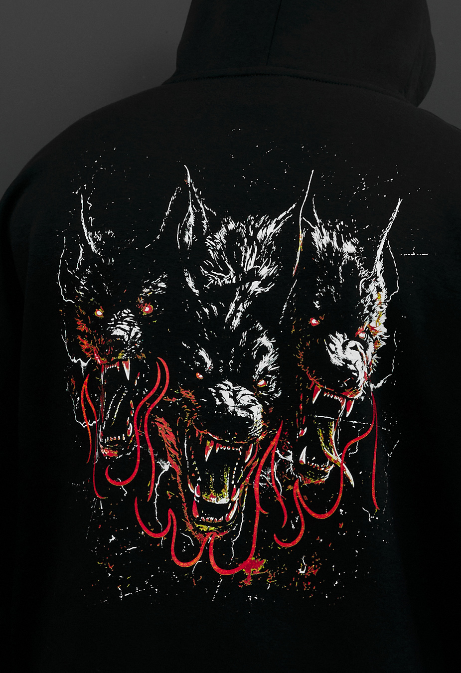 Bluza Staff black wolves oversize fleece