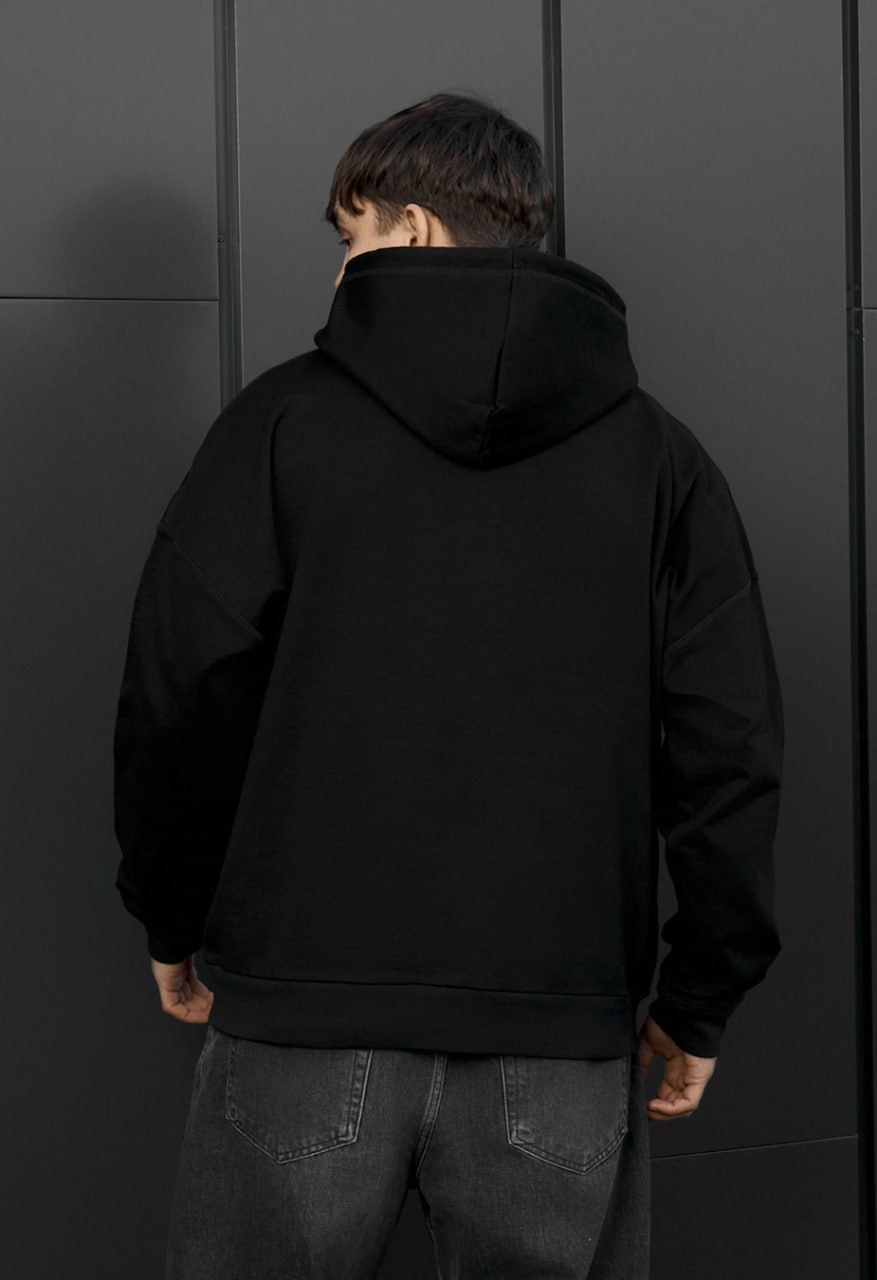 Bluza Staff x Husll face zip oversize