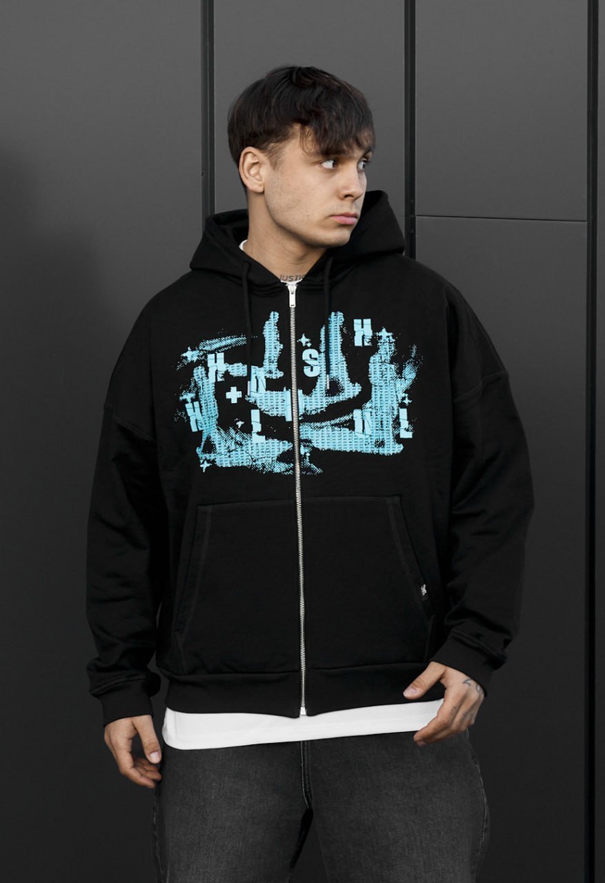 Bluza Staff x Husll people zip oversize