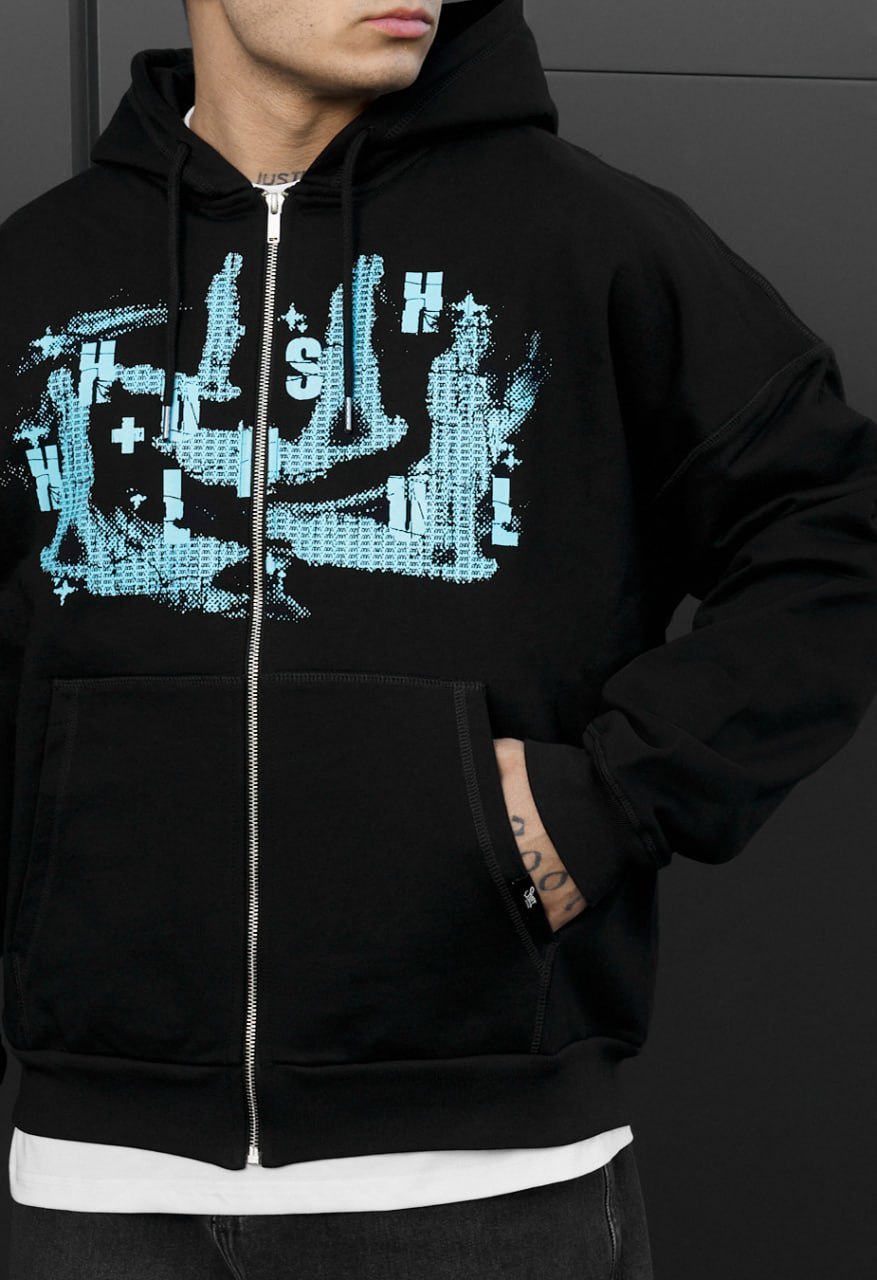 Bluza Staff x Husll people zip oversize