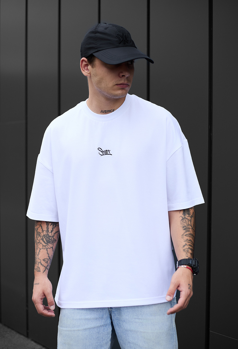 Koszulka Staff white logo oversize