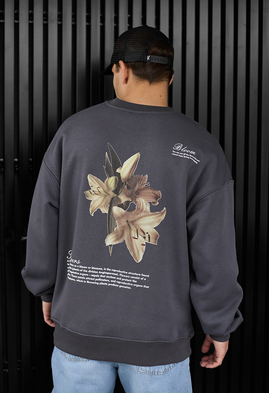 Bluza Staff bloom oversize fleece