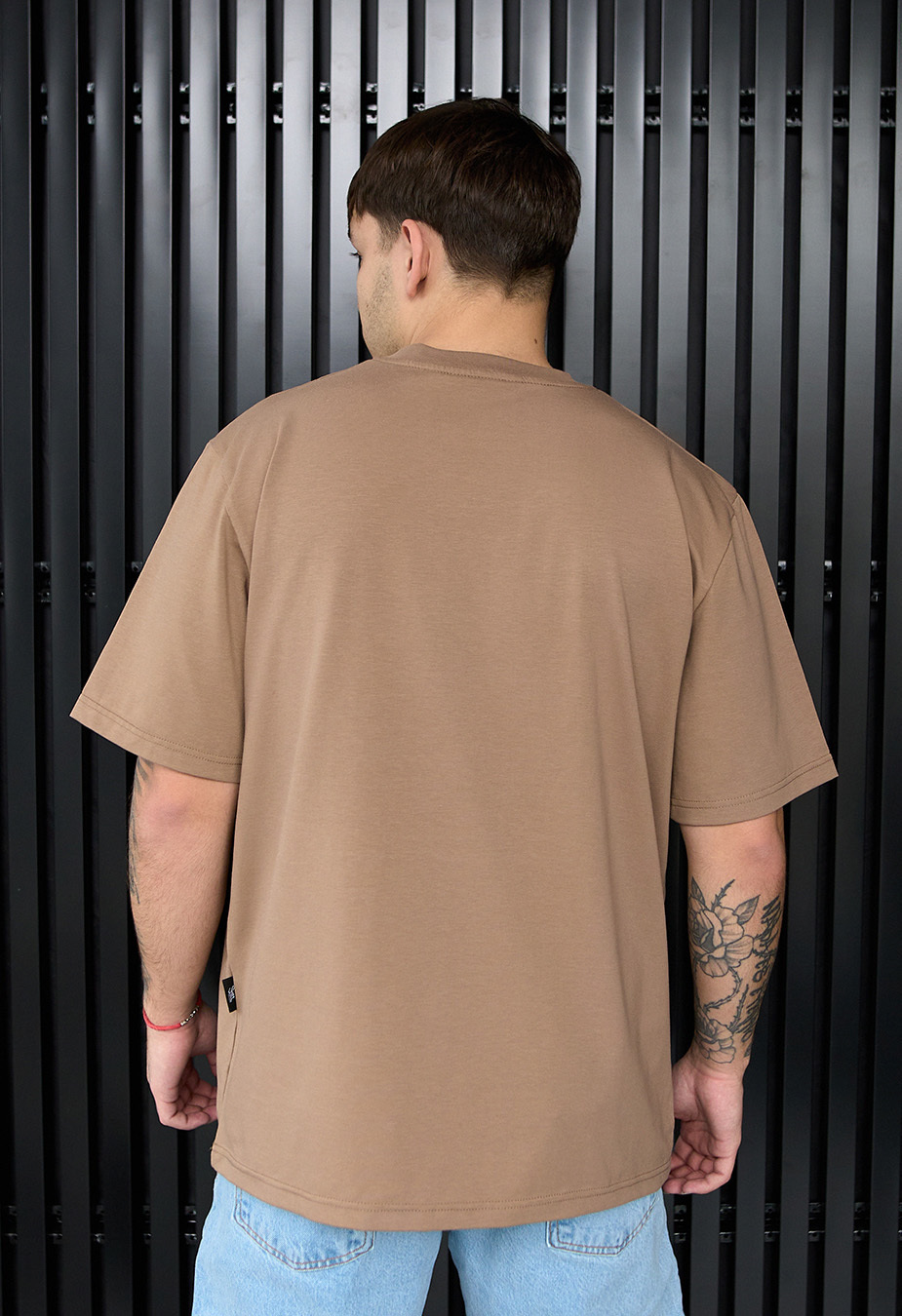 Koszulka Staff brown oversize