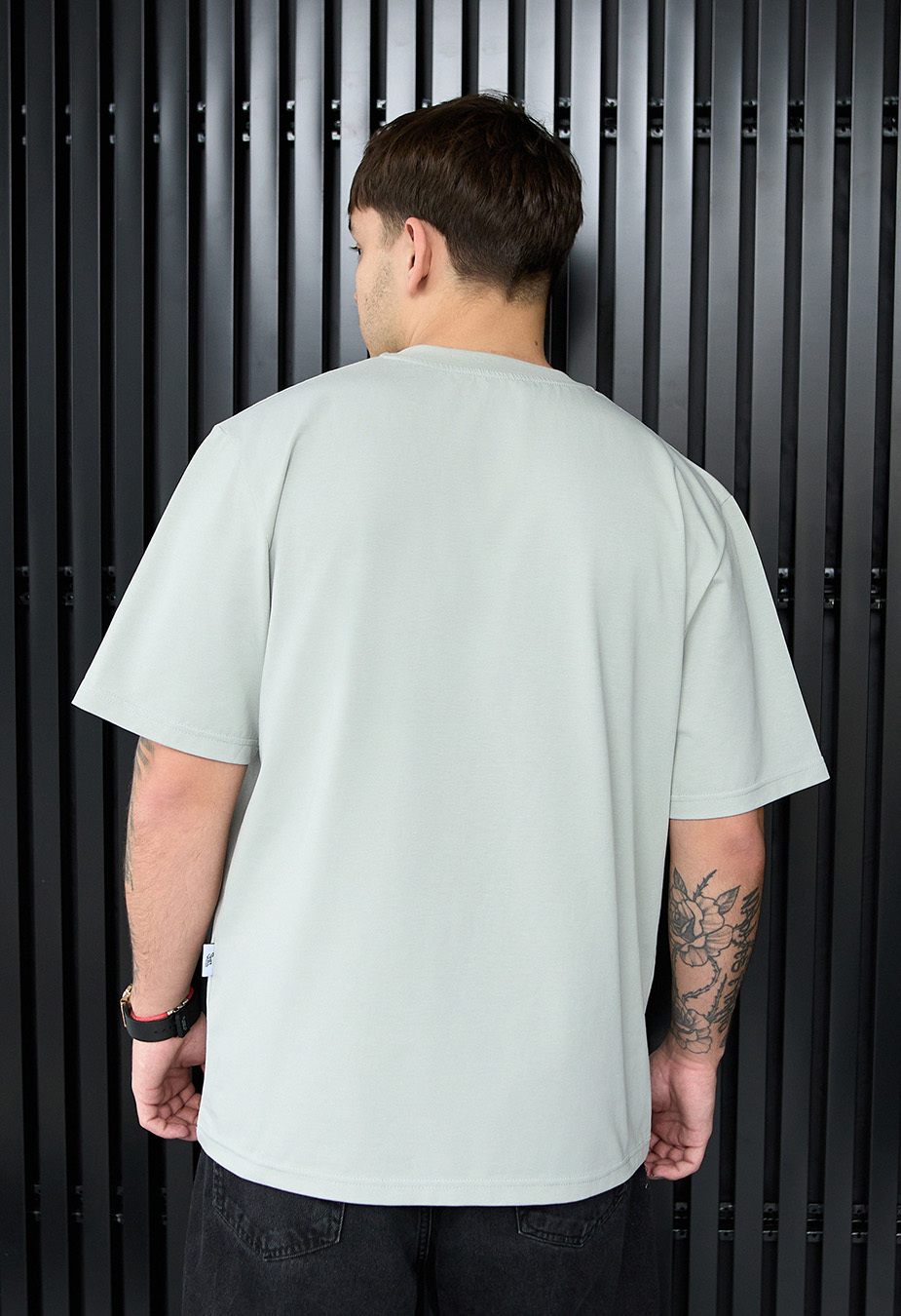 Koszulka Staff light gray oversize