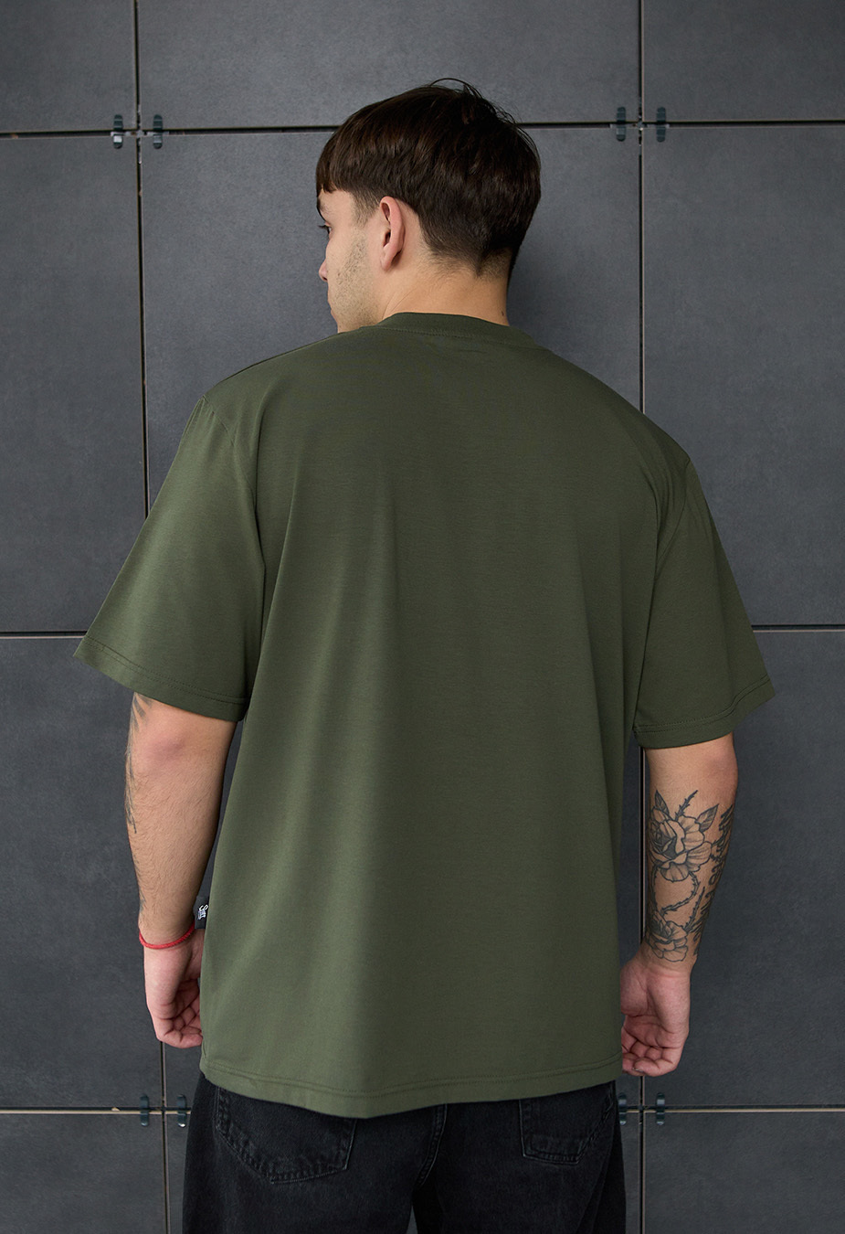 Koszulka Staff khaki oversize