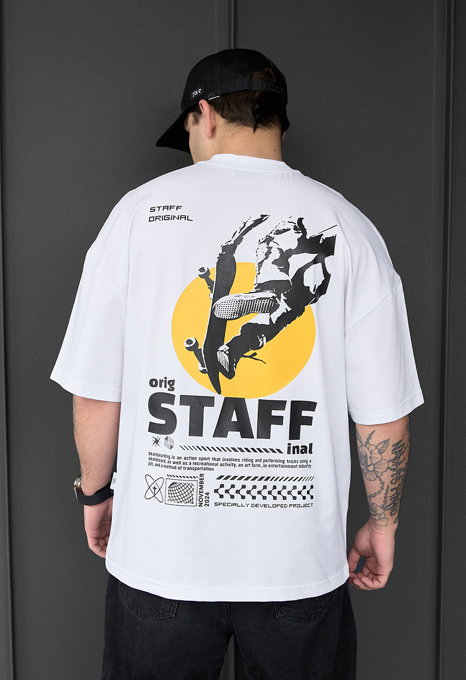Koszulka Staff skate oversize