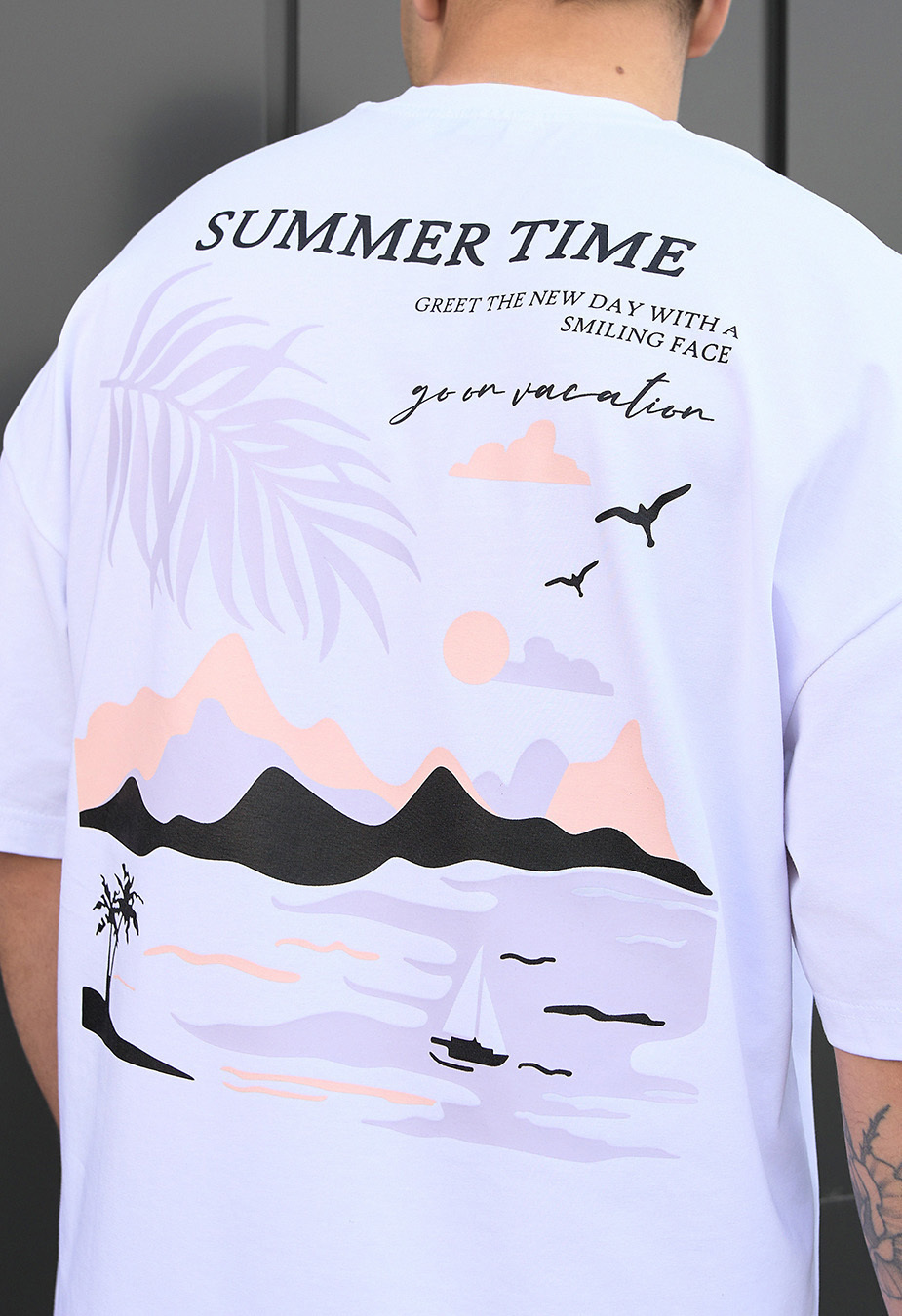 Koszulka Staff summer time oversize