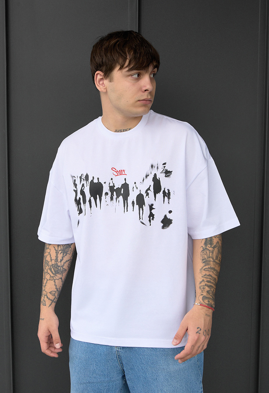 Koszulka Staff logo & people oversize