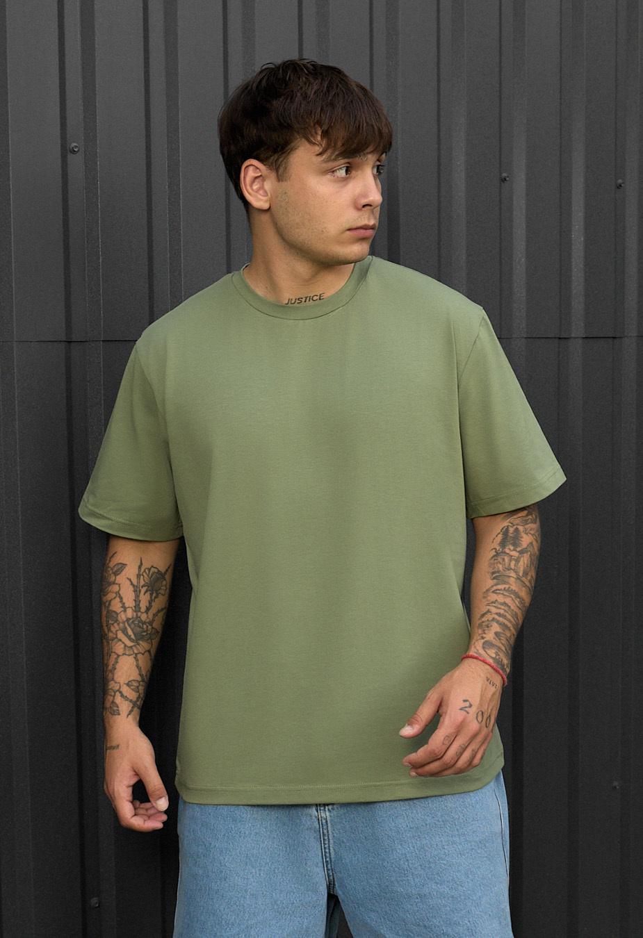 Koszulka Staff green oversize